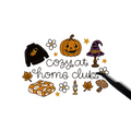 Cozy at home club sticker