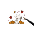 Snoopy fall sticker
