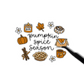 Pumpkin spice season sticker
