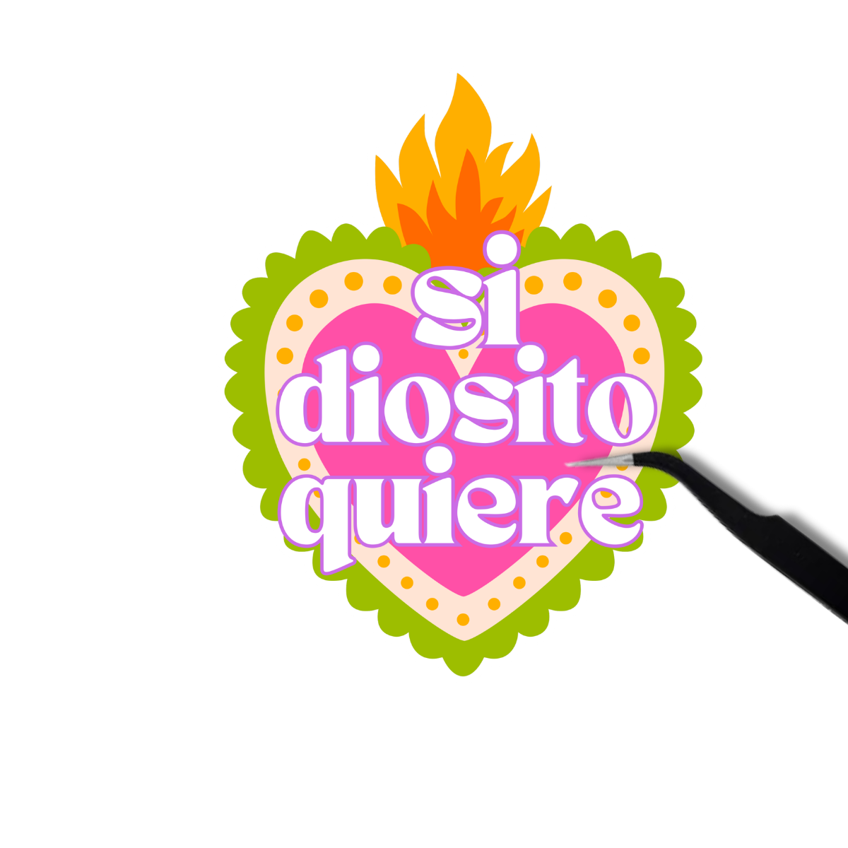 Si Diosito Quiere Sticker