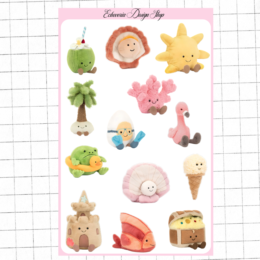 Summer Jelly  Sticker Sheet