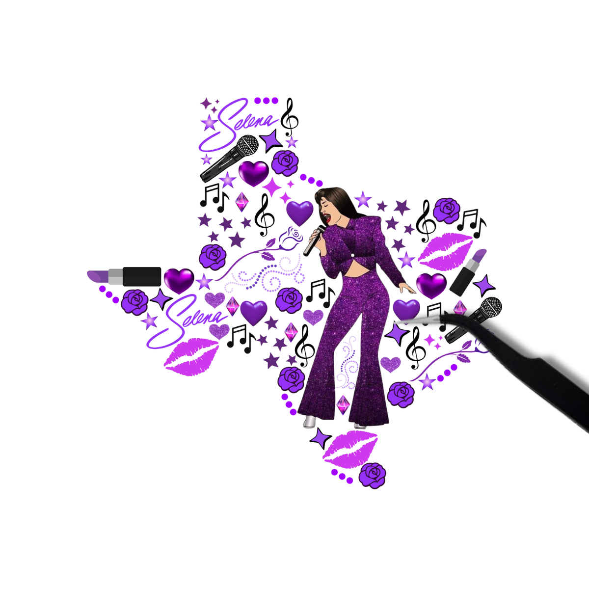 Selena Texas Sticker