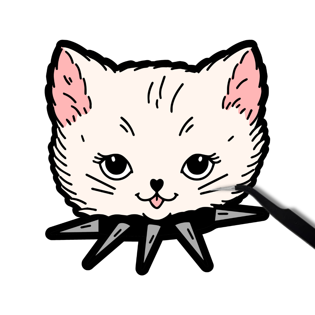 Punk Cat sticker
