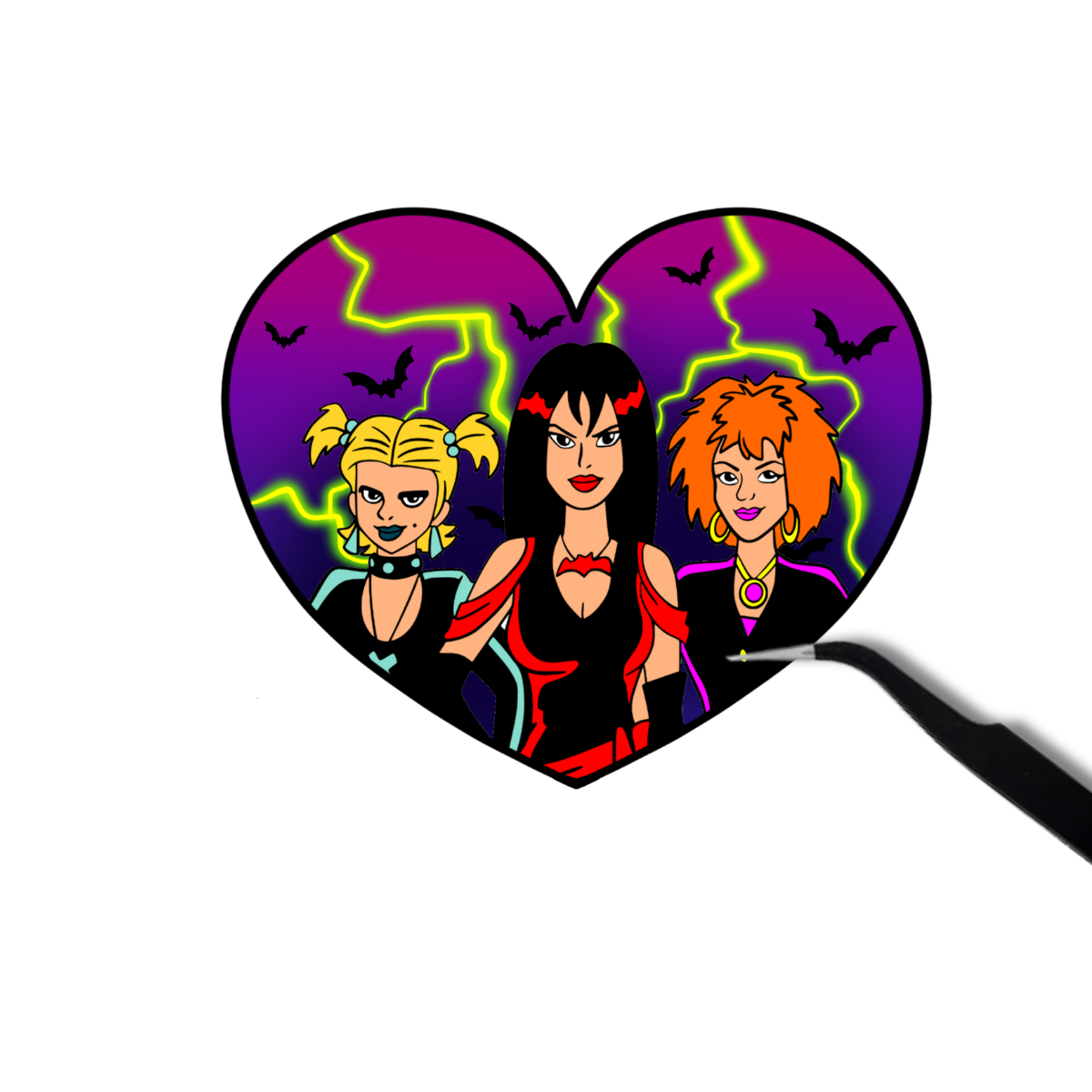 Witch girls sticker