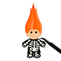 Spooky Troll sticker