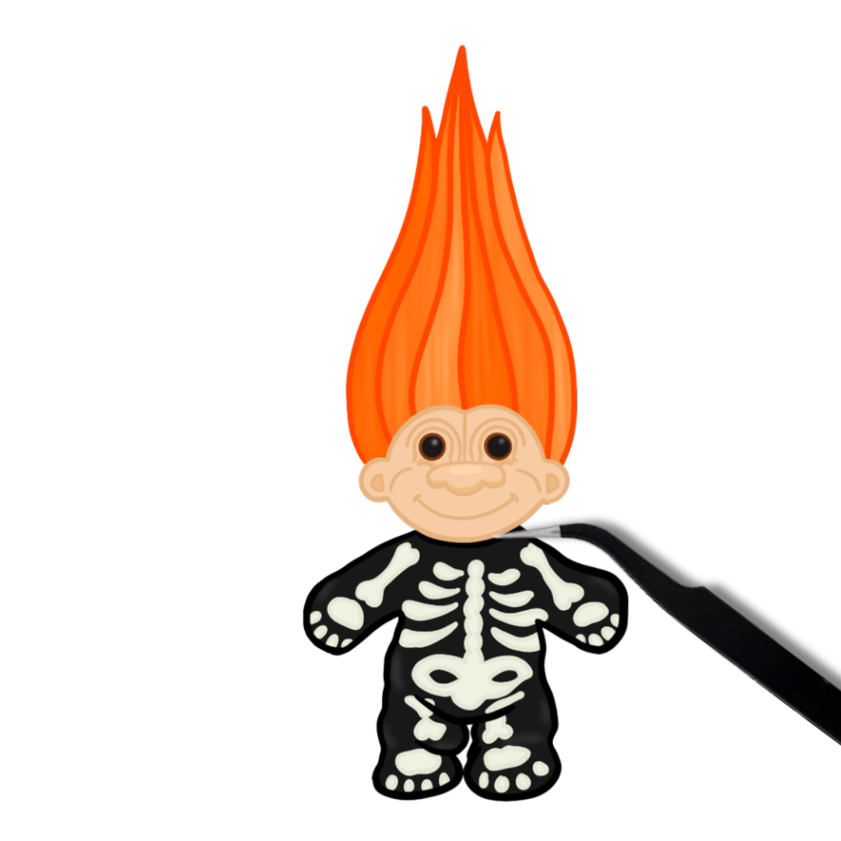 Spooky Troll sticker