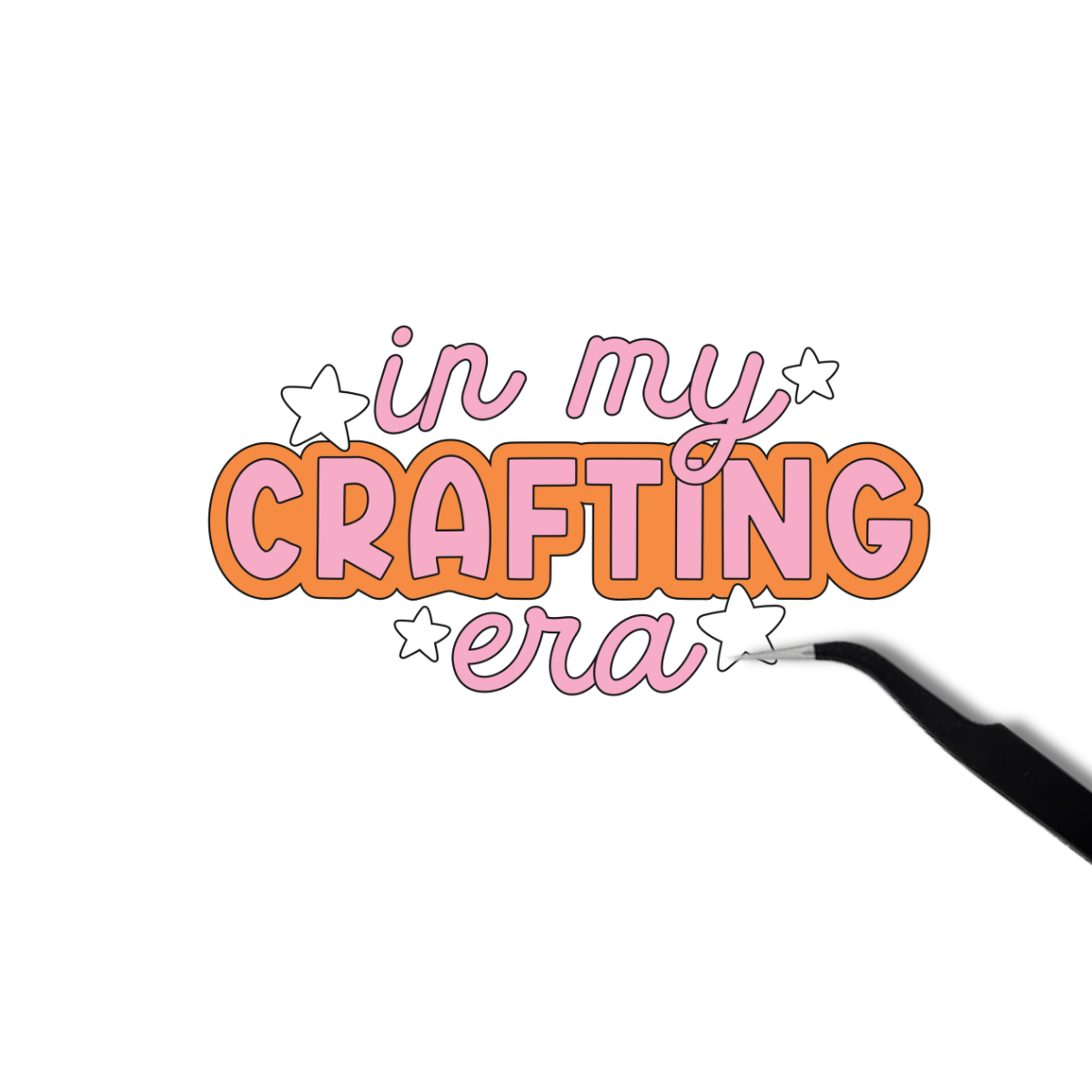 In my crafting era sticker