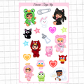 Bratziez Sticker Sheet