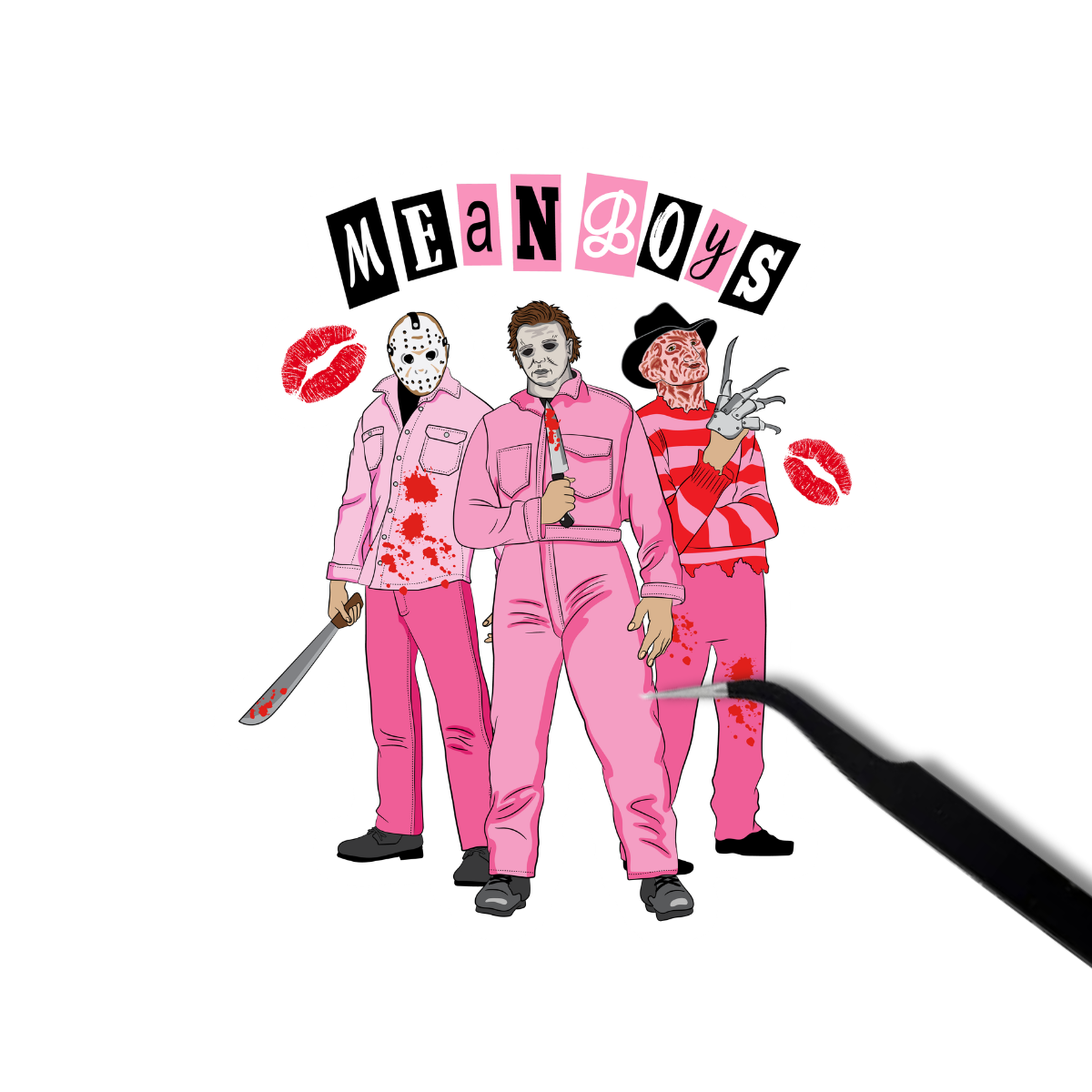 Mean Boys Sticker