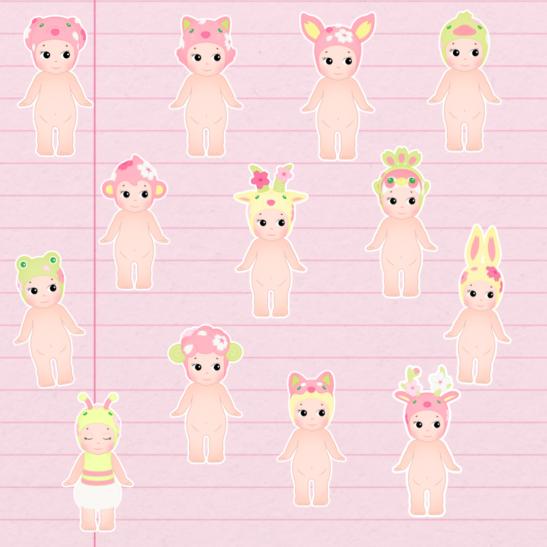 Cherry Blossom Sonny Sticker pack