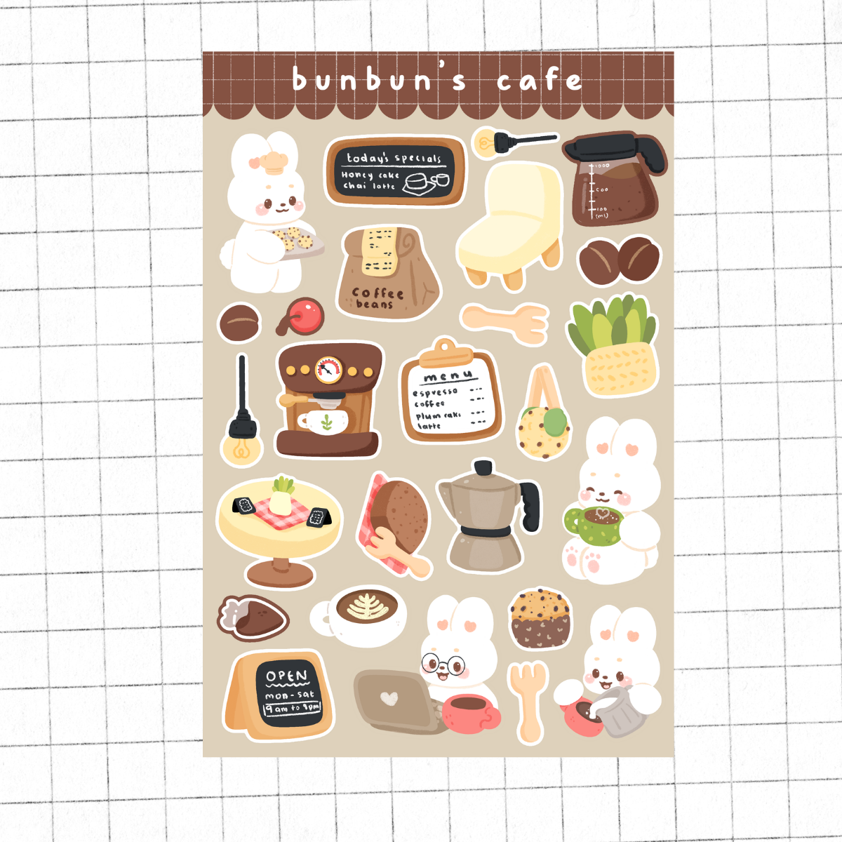 Coffee Sticker Sheet