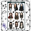 Goth Bly Sticker Sheet