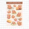 Highland Cow Sticker Sheet