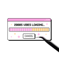 2000d Vibes loading sticker