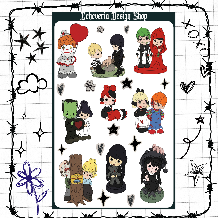 Goth Precious Sticker Sheet