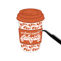 Emotional Support Cafecito Sticker