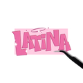 Pink Latina Sticker