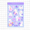 Blueberry Bunny Sticker Sheet