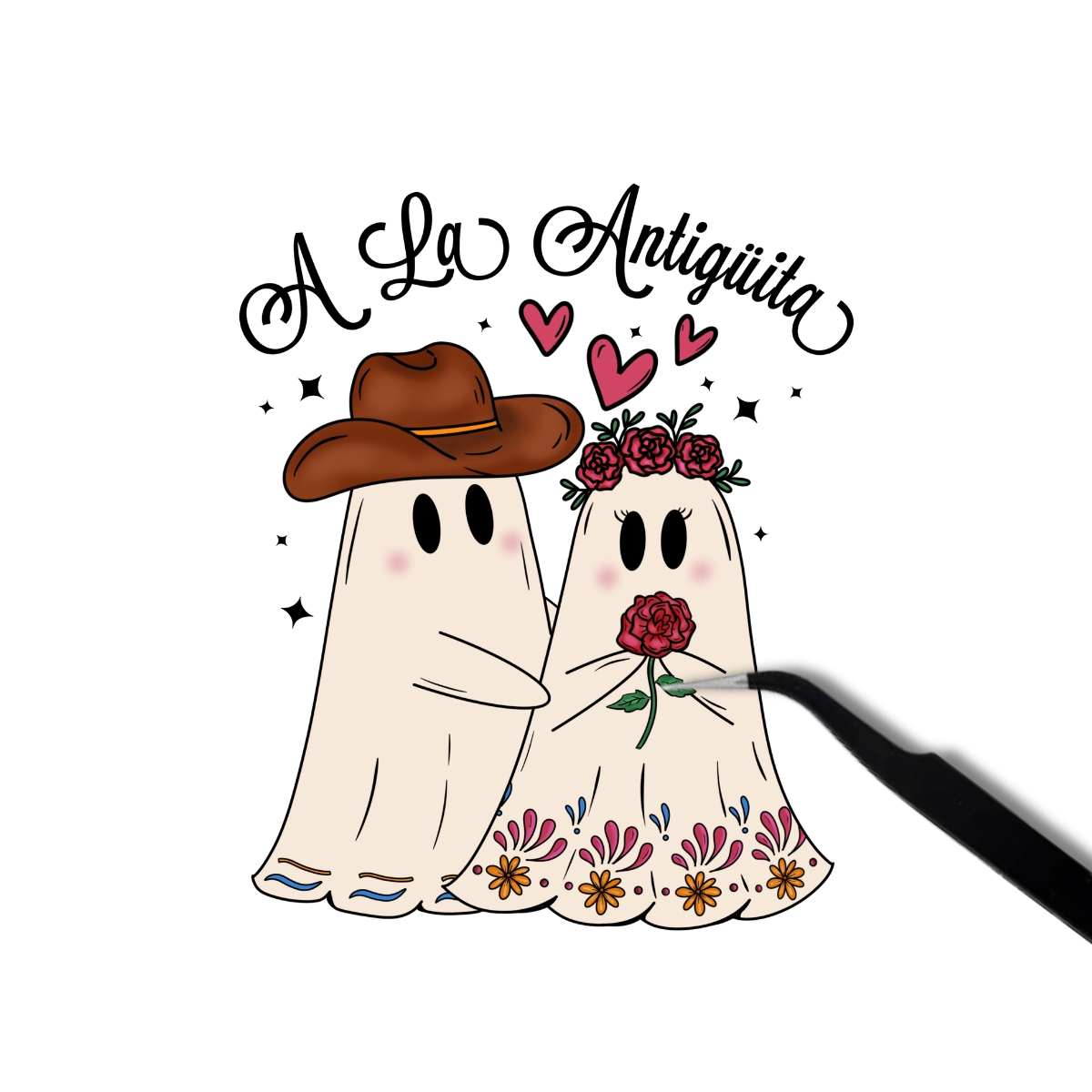 A la antiguita Sticker