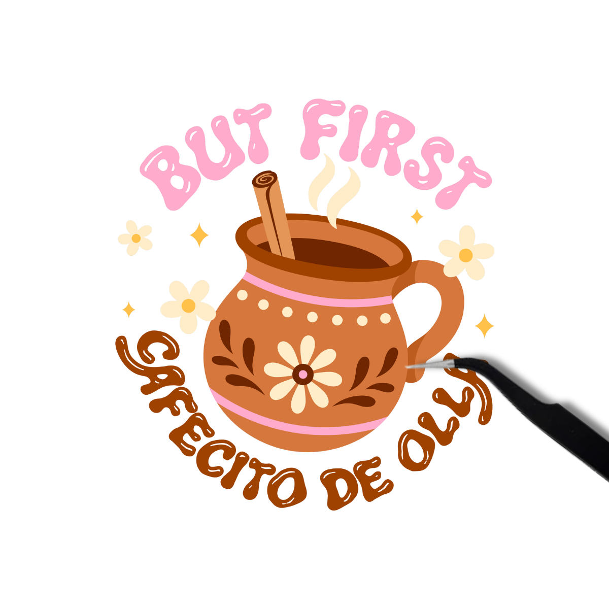 But first cafecito de olla sticker