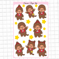 Monchichi Sticker Sheet