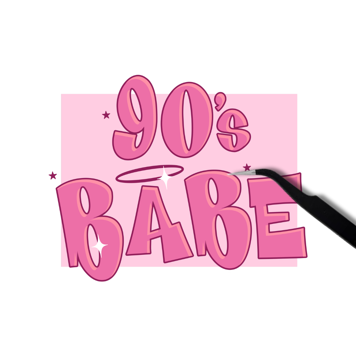90s Babe sticker
