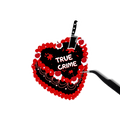 True Crime Cake Sticker
