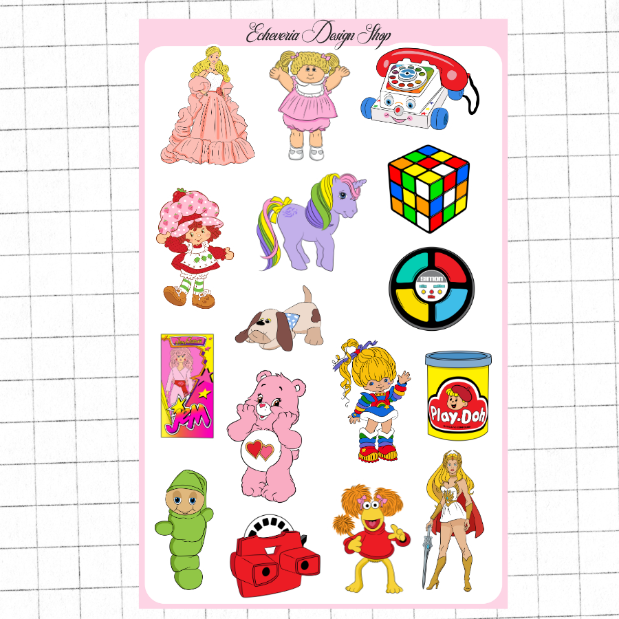 Nostalgia Sticker Sheet