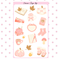 Fall Coquette Sticker Sheet