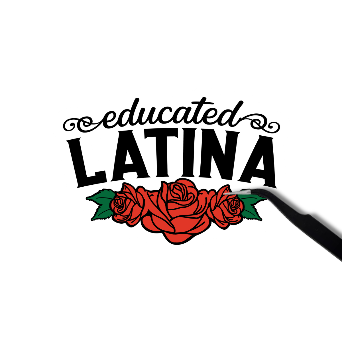 Educated Latina Sticker