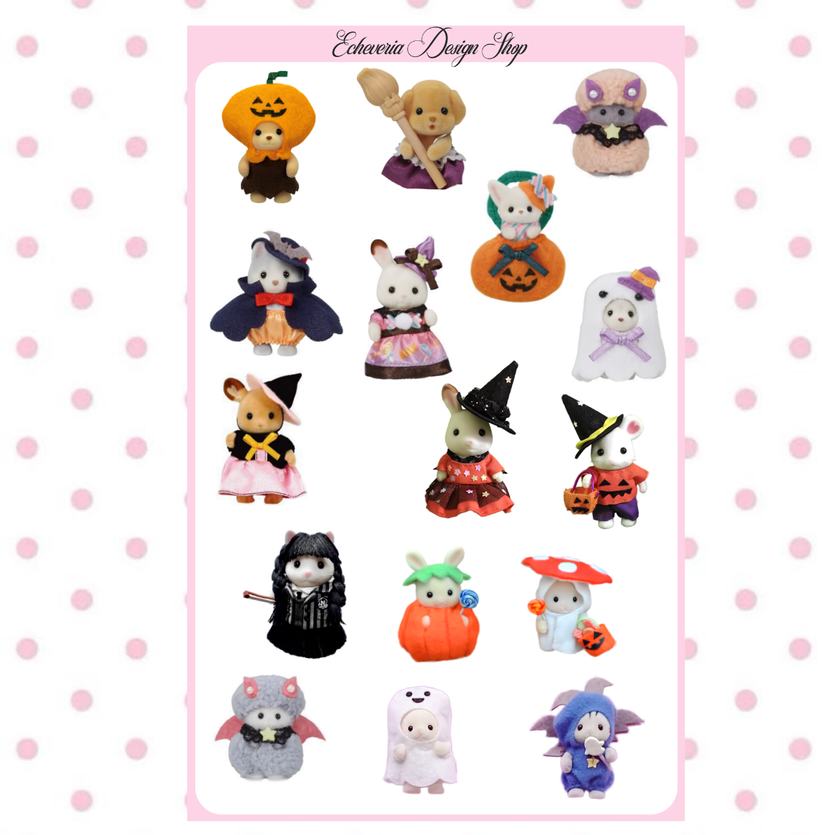 Spooky Critter Sticker Sheet