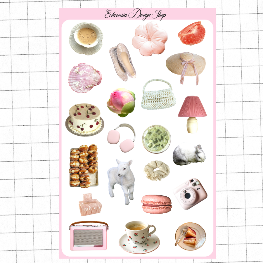 Spring Elements Sticker Sheet