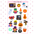 Vintage Halloween Sticker Sheet