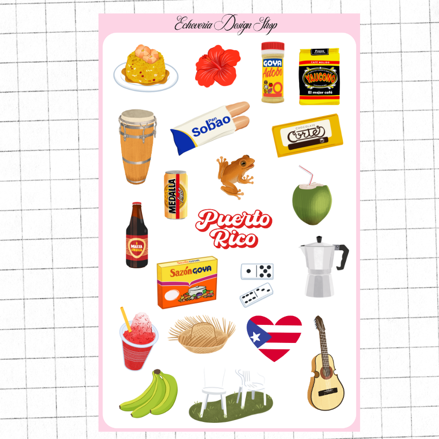 PR Clipart Sticker Sheet