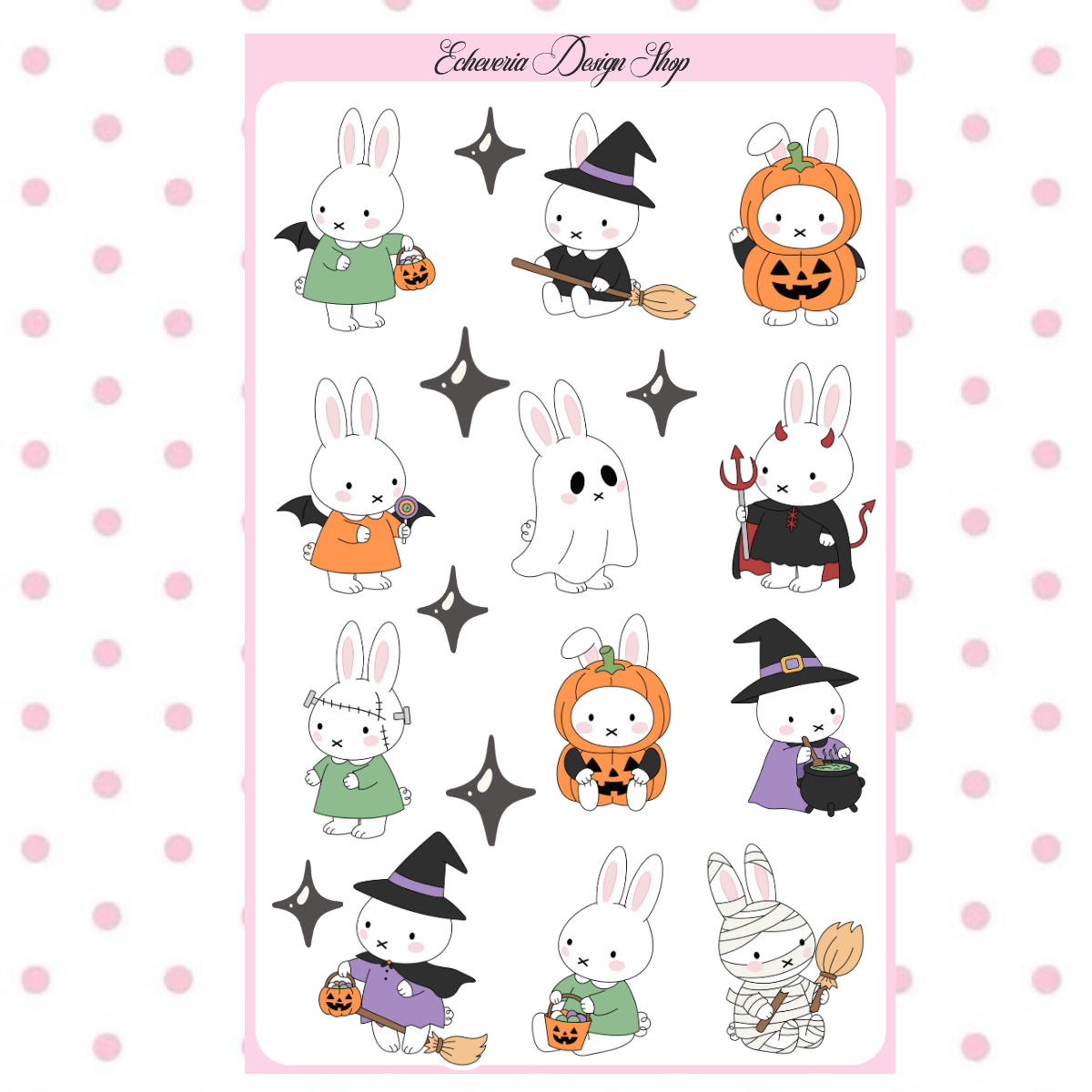 Miffy Halloween Sticker Sheet