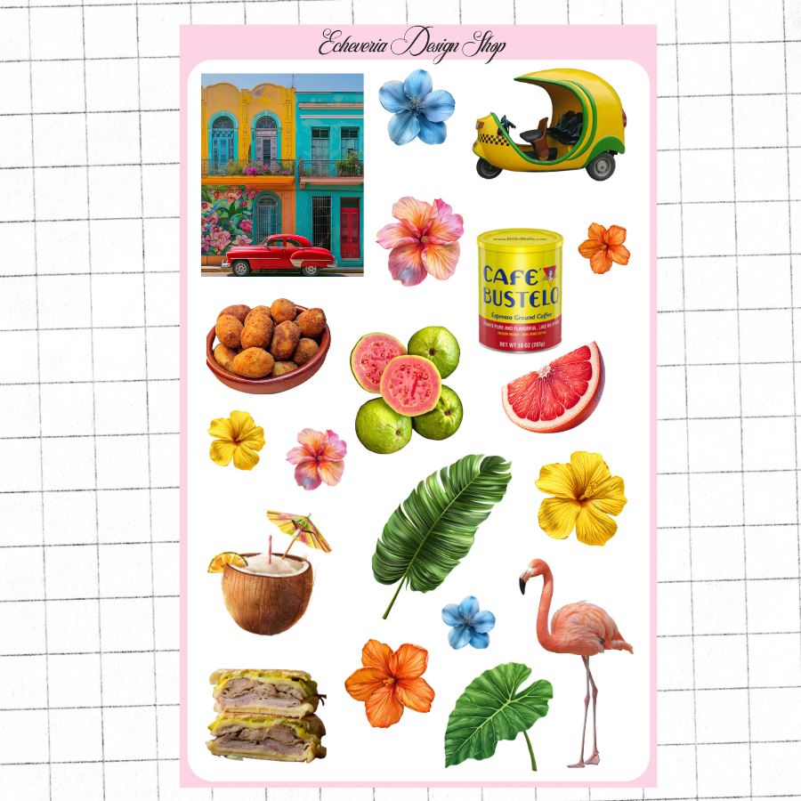 Havana Sticker Sheet