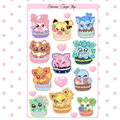 Anime Chibi Sticker Sheet