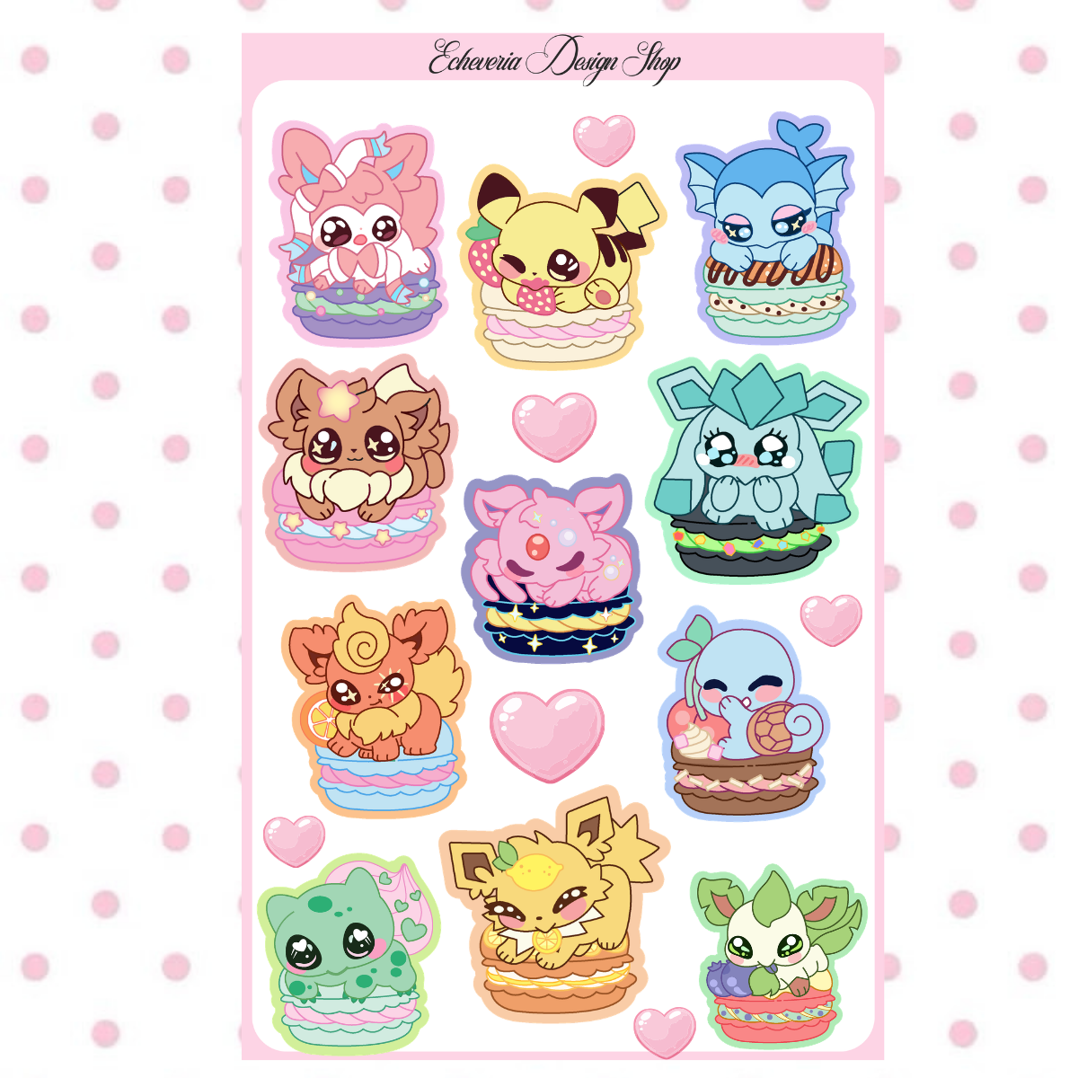 Anime Chibi Sticker Sheet