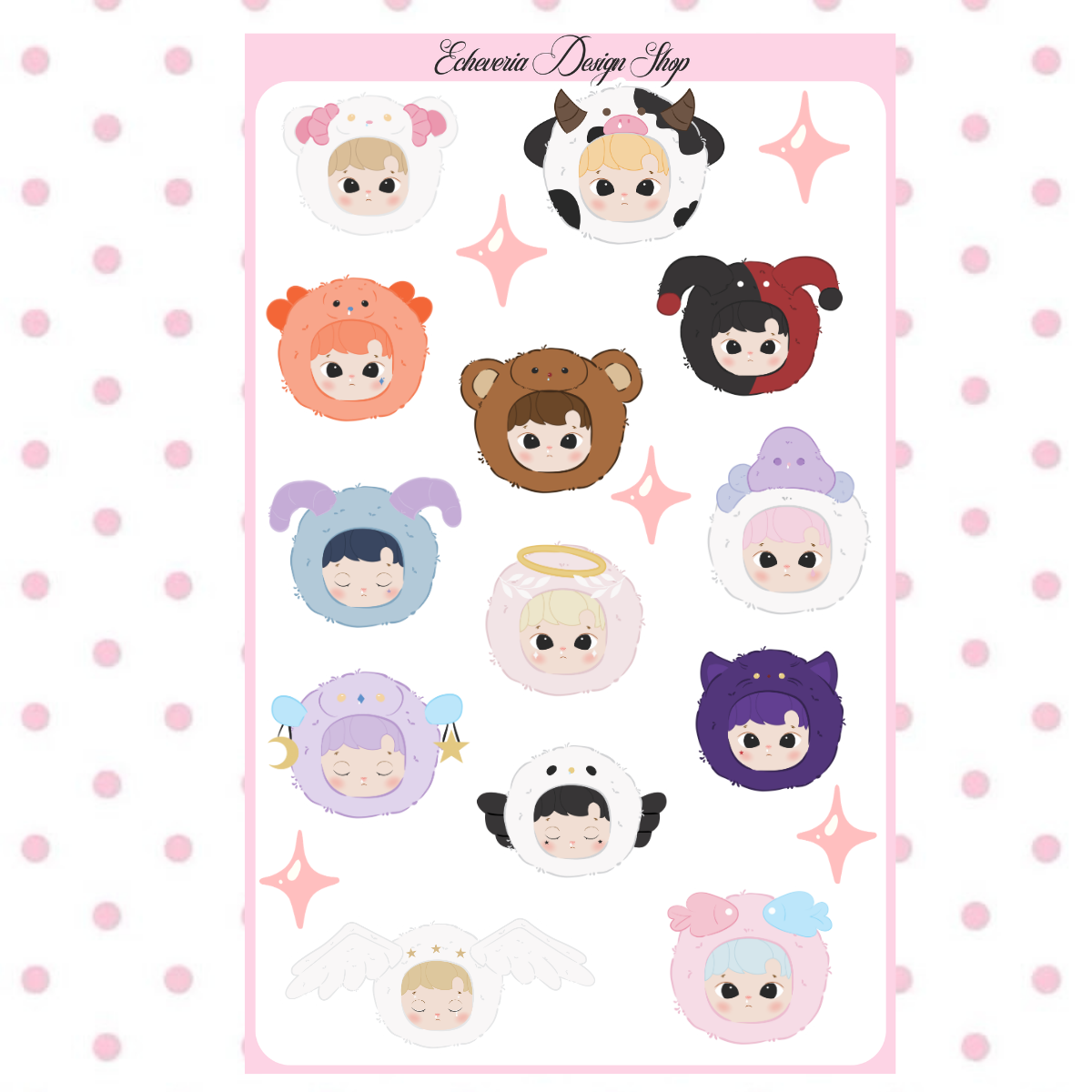 Hacipupu Sticker Sheet