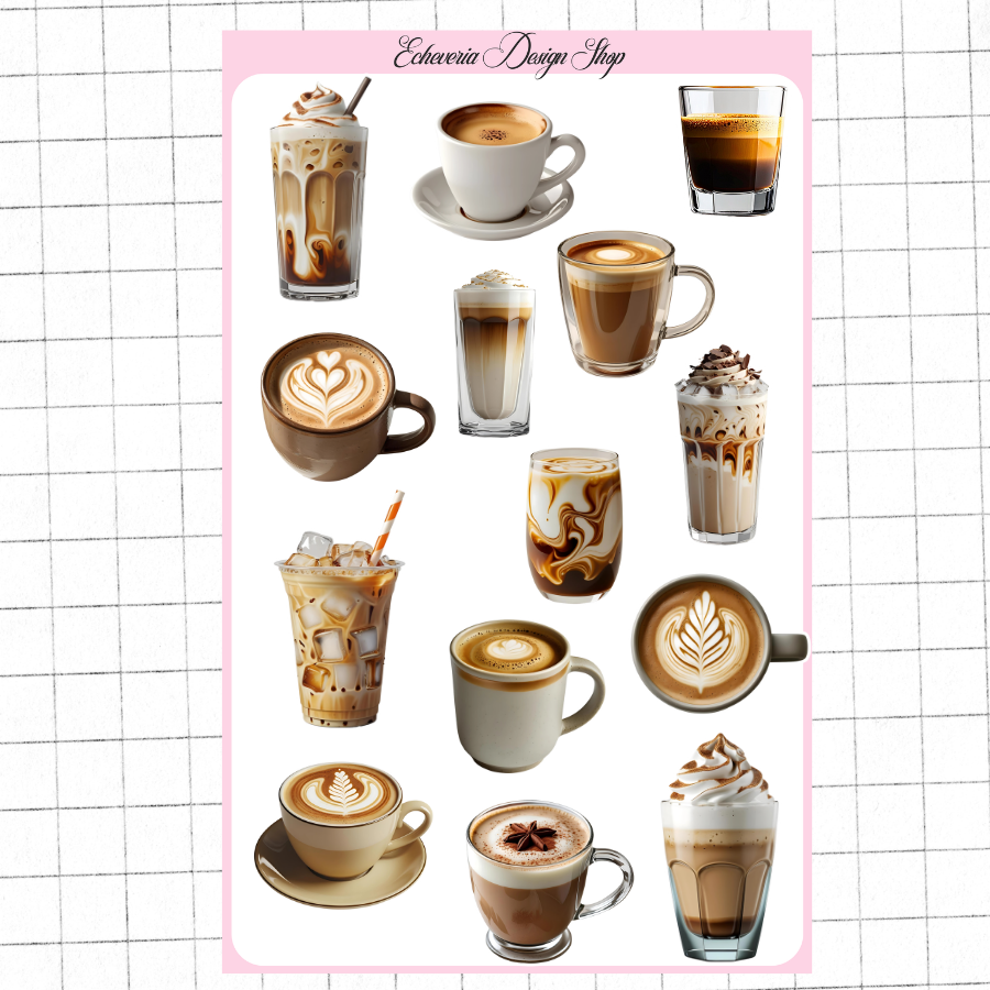 Coffee Sticker Sheet