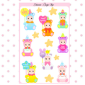 Birthday Angel Sticker Sheet