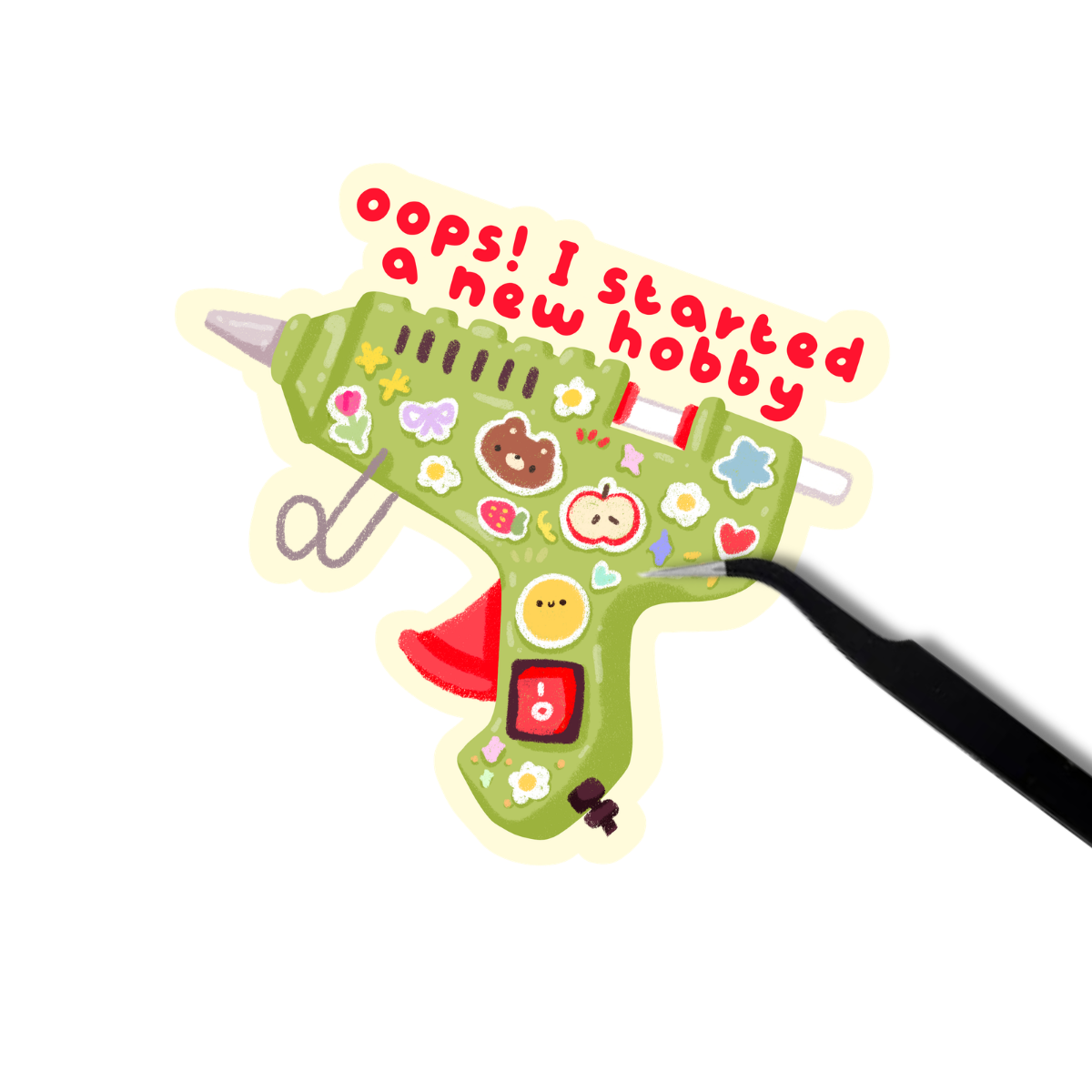 Oops! I started a new hobby sticker