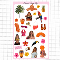 Tropicoqueta Sticker Sheet