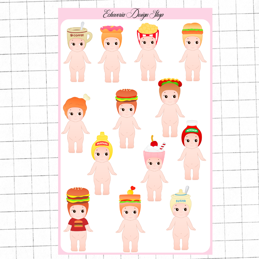 Snack Sonny Sticker Sheet