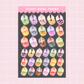 Spooky Boba Sticker Sheet