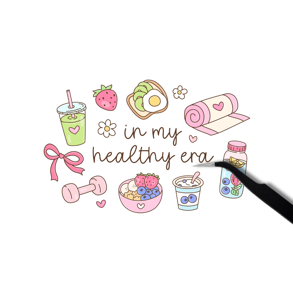 In my healthy era sticker