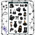 Goth Elements Sticker Sheet