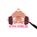 Gym Girlie Sticker