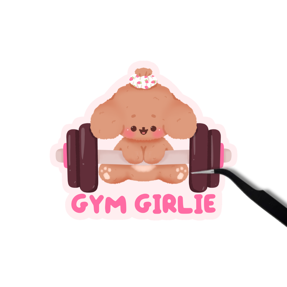 Gym Girlie Sticker