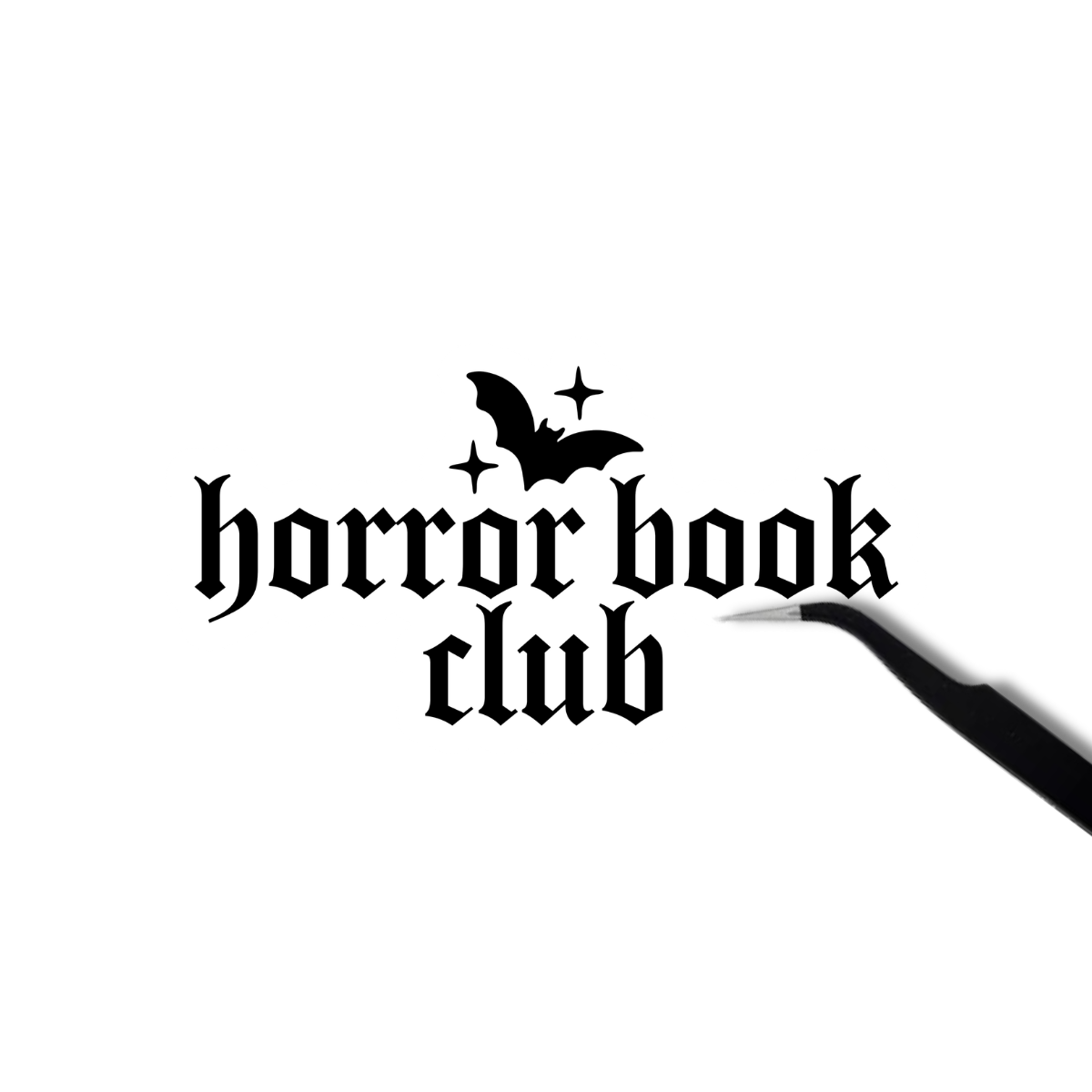 Horror book club sticker